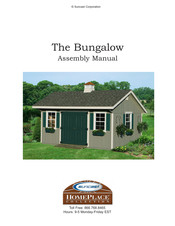 Suncast HomePlace Bungalow Assembly Manual