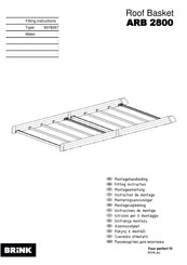 Brink ARB 2800 Fitting Instructions Manual