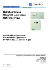 AFRISO GS 1.1 Operating Instructions Manual