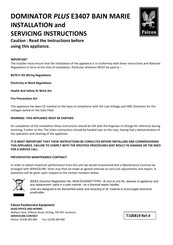 Falcon DOMINATOR PLUS E3407 Installation And Servicing Instructions