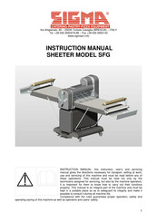 Sigma SFG600TL Instruction Manual