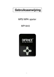 Difrnce MP1840 User Manual