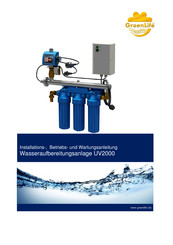 Greenlife UV2000 Installation, Operation And Maintenance Manual