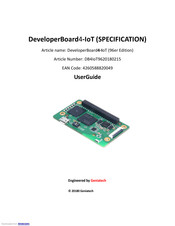 Geniatech DeveloperBoard4-IoT User Manual