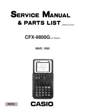 Casio LX-392AA Service Manual & Parts List