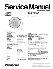 Panasonic SL-CT579VP Service Manual