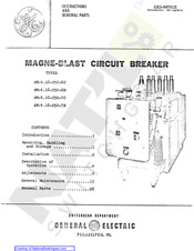GE AM-4.16-250-6C Instructions And Renewal Parts