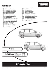 Thule 756754 Installation Instructions Manual