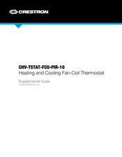 Crestron CHV-TSTAT-FCU-PIR-10 Supplemental Manual