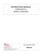 Robertshaw VIBRASWITCH EURO366G Instruction Manual