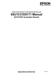 Epson Buzzer S1C31D51 Manual