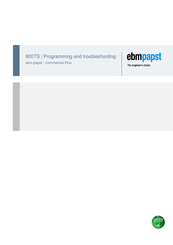ebm-papst 900TS Programming And Troubleshooting