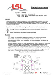 Lsl 120B029 Fitting Instruction