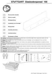 Stuttgart Glasbodenpaneel 100 Assembly Instructions Manual