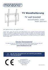 Monzana MZW F447T Instructions Manual
