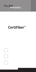 Fluke CertiFiber User Manual