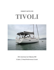San Juan Yachting TIVOLI Owners’ Notes