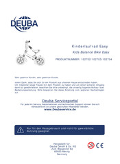 Deuba 4250525322033 Assembly Instruction Manual