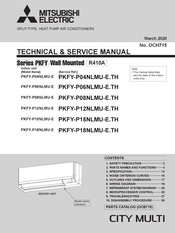 Mitsubishi Electric PKFY-P12NLMU-E Technical & Service Manual