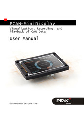 Peak PCAN-MiniDisplay User Manual