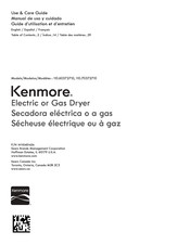 Kenmore 110.60372710 Use & Care Manual