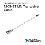 National Instruments NI-XNET LIN Operating Instructions Manual