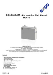 EXPO ML576 Manual