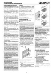 EUCHNER 106548 Operating Instructions Manual