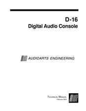 AudioArts Engineering D-16 Technical Manual