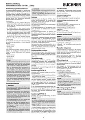 EUCHNER STP-TW-3A-2131AC024SR11 Operating Instructions Manual