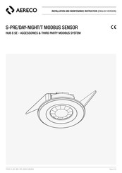Aereco CAP1669 Installation And Maintenance  Instruction