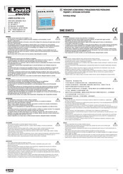 LOVATO ELECTRIC DME D305T2 Instruction Manual