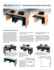 SMARTdesks Newpath TNP-882428-L18 Assembly Instructions Manual