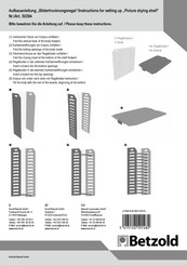 Betzold 50394 Instructions For Setting Up