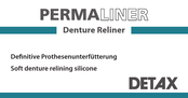 Detax PERMALINER 03101 Instructions For Use Manual