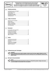 MHG Heating MH 271 Assembly Note