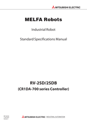 Mitsubishi Electric MELFA RV-2SD Standard Specifications Manual