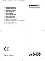 EINHELL 41.906.10 Operating Instructions Manual