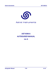 Astrel Instruments AST-8300-A Automanualr Manual