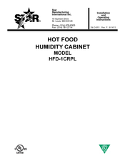 Star HFD-1CRPL Installation And Operating Instructions Manual