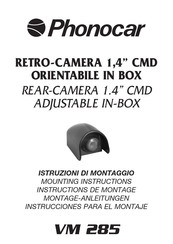 Phonocar VM 285 Mounting Instructions
