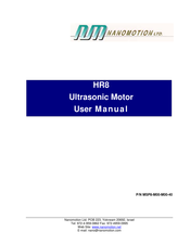 Nanomotion HR8 User Manual