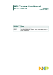 NXP Semiconductors NFC Tandem User Manual