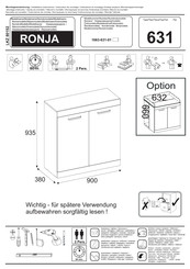 Trendteam 1663-631-01 Installation Instructions Manual