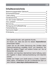 DS Produkte BG-E-00195 Manual