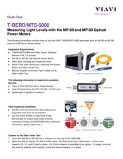 Viavi T-BERD MTS 5800 Quick Card