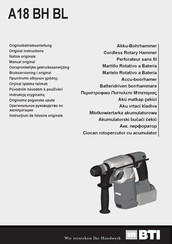 BTI 9082946 Original Instructions Manual