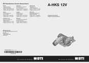 BTI A-HKS 12V Original Operating Instructions