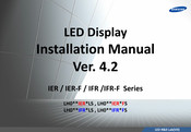 Samsung LH0 IER Series Installation Manual
