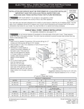 Frigidaire FGET2766UFB Installation Instructions Manual